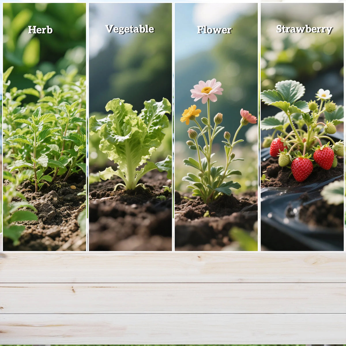 Outsunny Elevated Wooden Raised Garden Bed Planter Box
