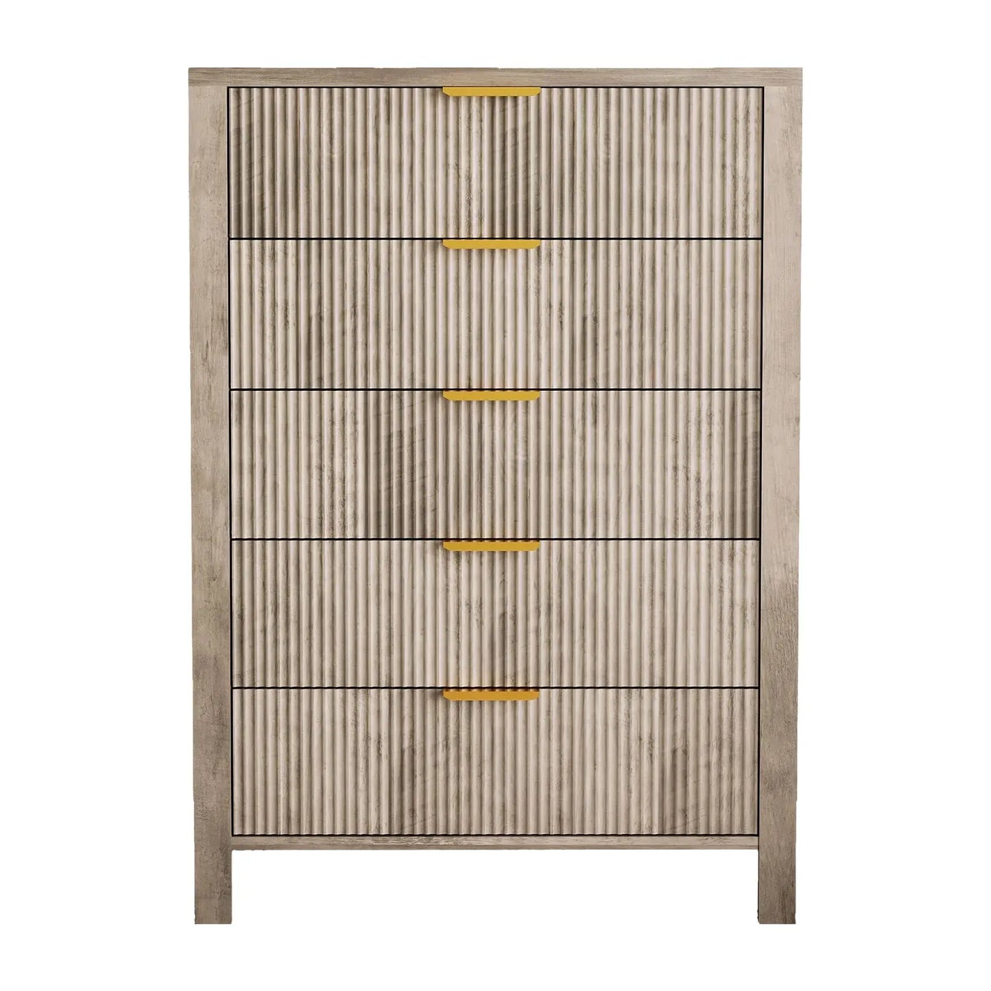 HiMISS 5 Drawer Dresser Modern Wood Storage Cabinet