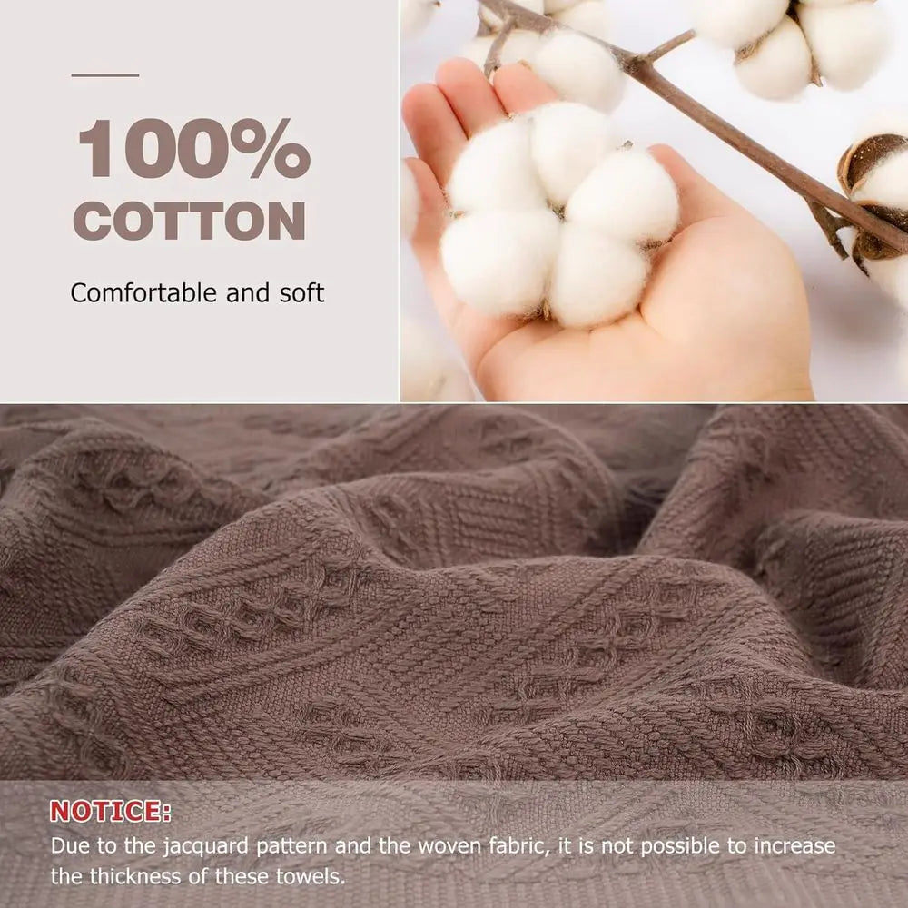 Premium Turkish Cotton Bath Towel Set For Bathroom Use