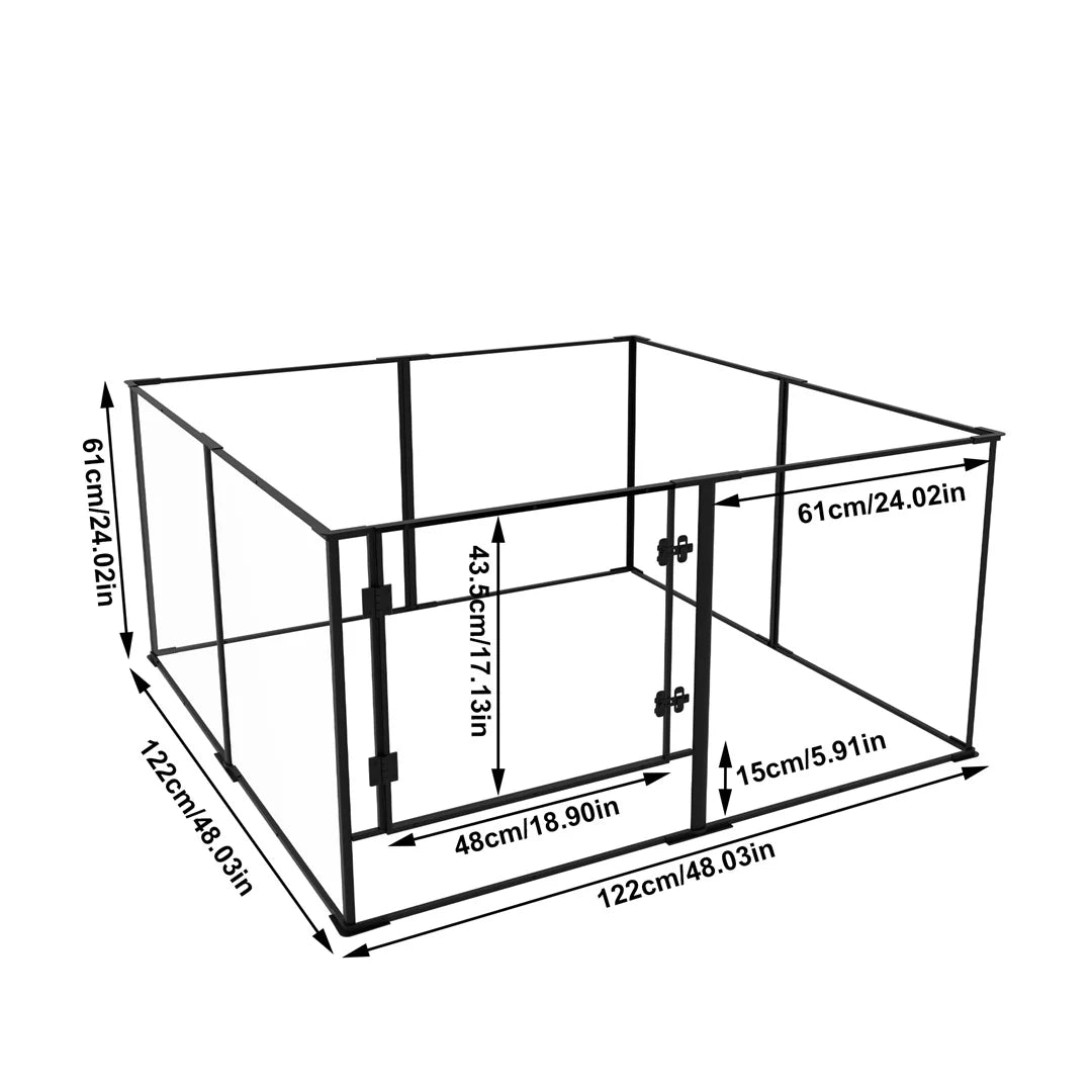 Bingopaw Modular Dog Playpen And Pet Exercise Fence For Puppies