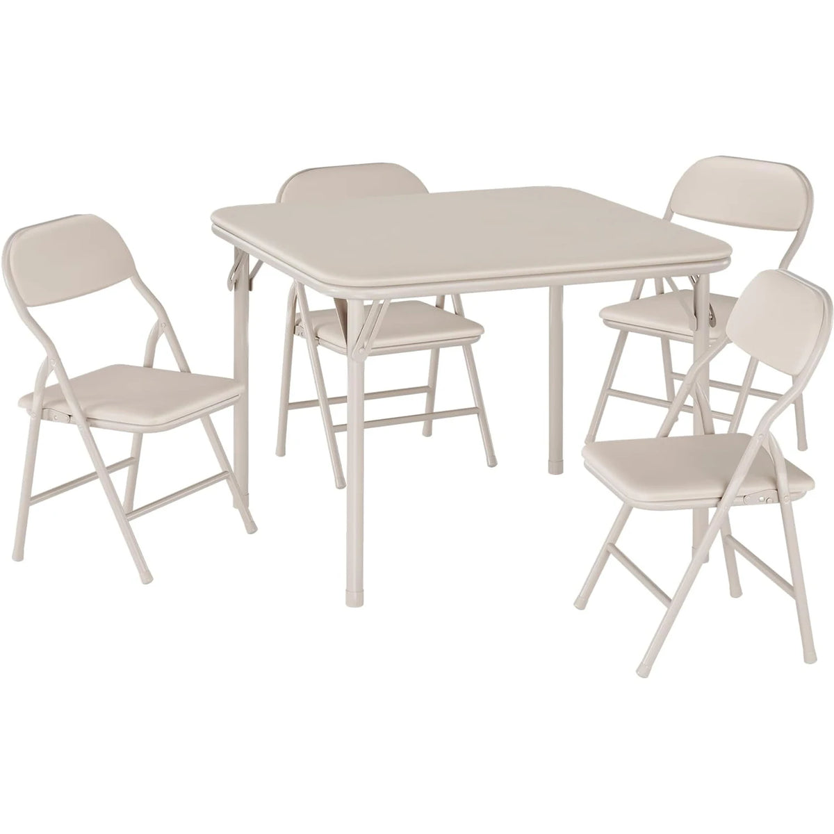 TWISTER.CK Kids Folding Table And Chairs Set For Children