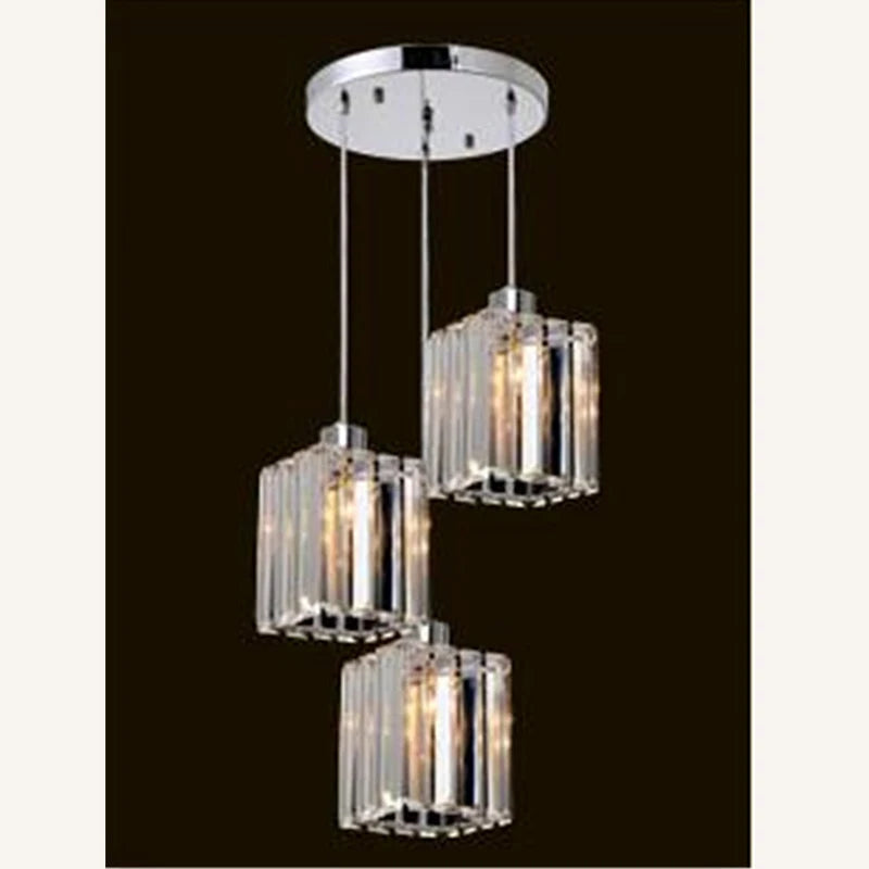 Vetrulus Modern Minimalist K9 Crystal Ceiling Lamp