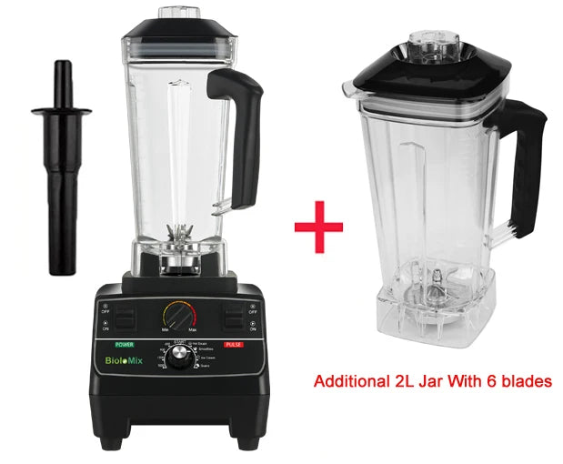 BioloMix Professional Smart Timer Blender Juicer Food Processor