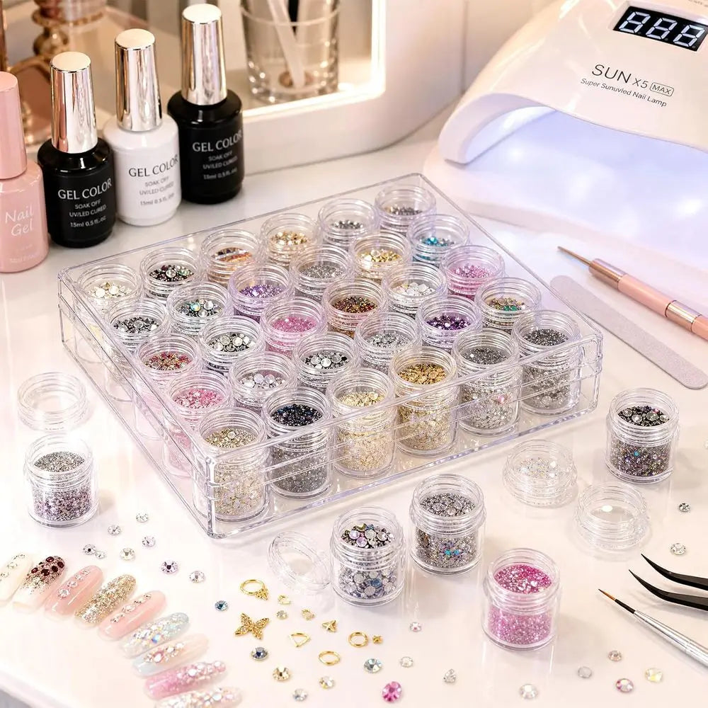 Portable Diamond Painting Storage Boxes For Bead Art Kits