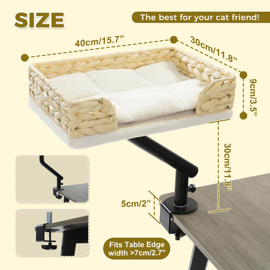 PAWZ Road Cat Desk Bed 360 Degree Rotatable Indoor Cat Hammock