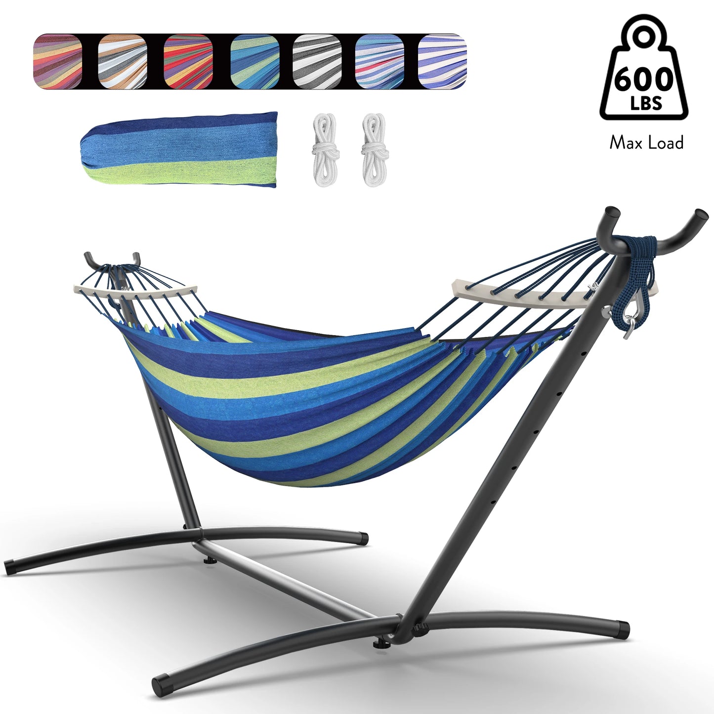 Gyroor Adjustable Stand Hammock With Storage Bag For Outdoor
