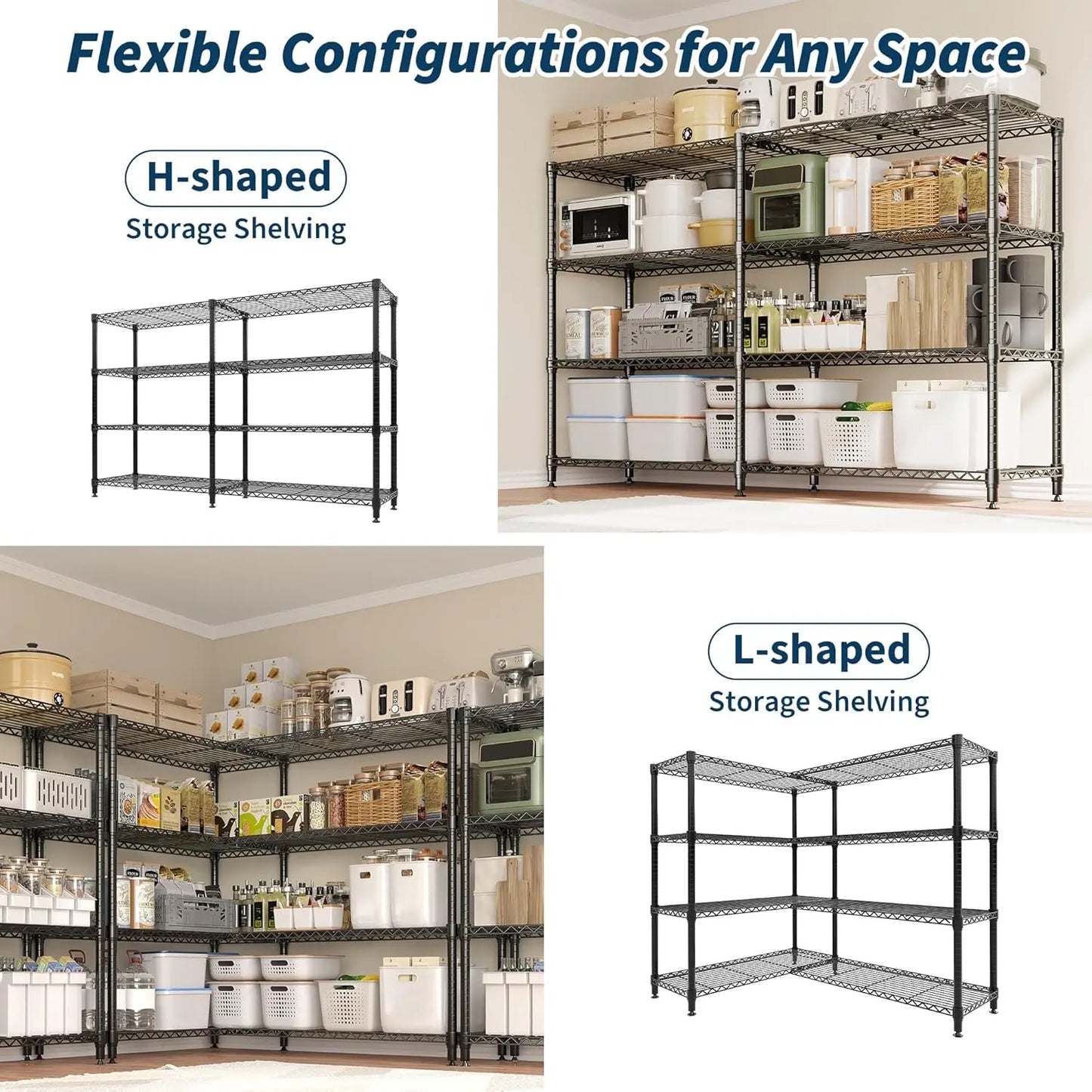 Twister CK Heavy Duty Metal Storage Shelves Adjustable Rack
