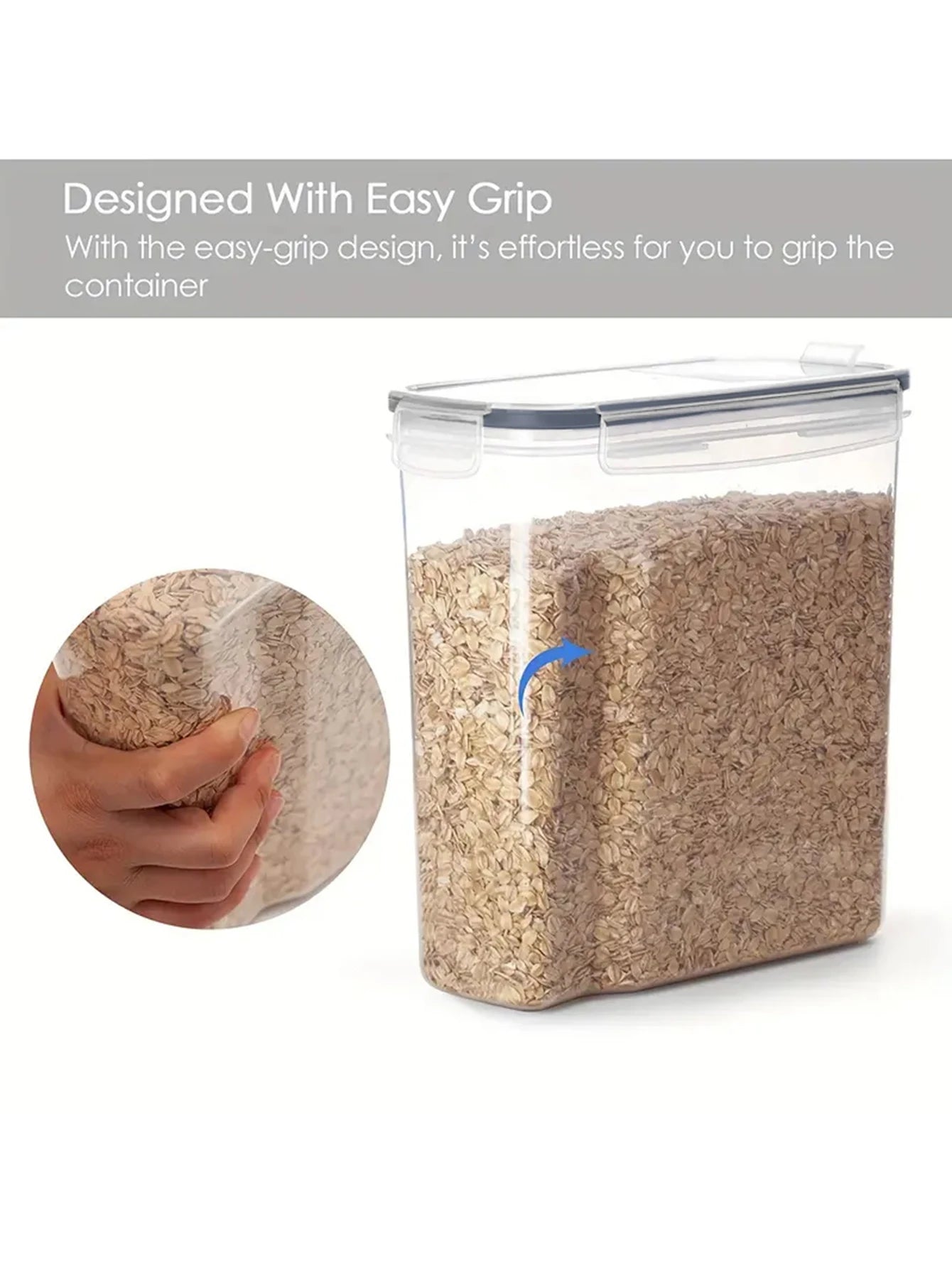 Airtight Food Storage Containers For Kitchen Pantry Organization