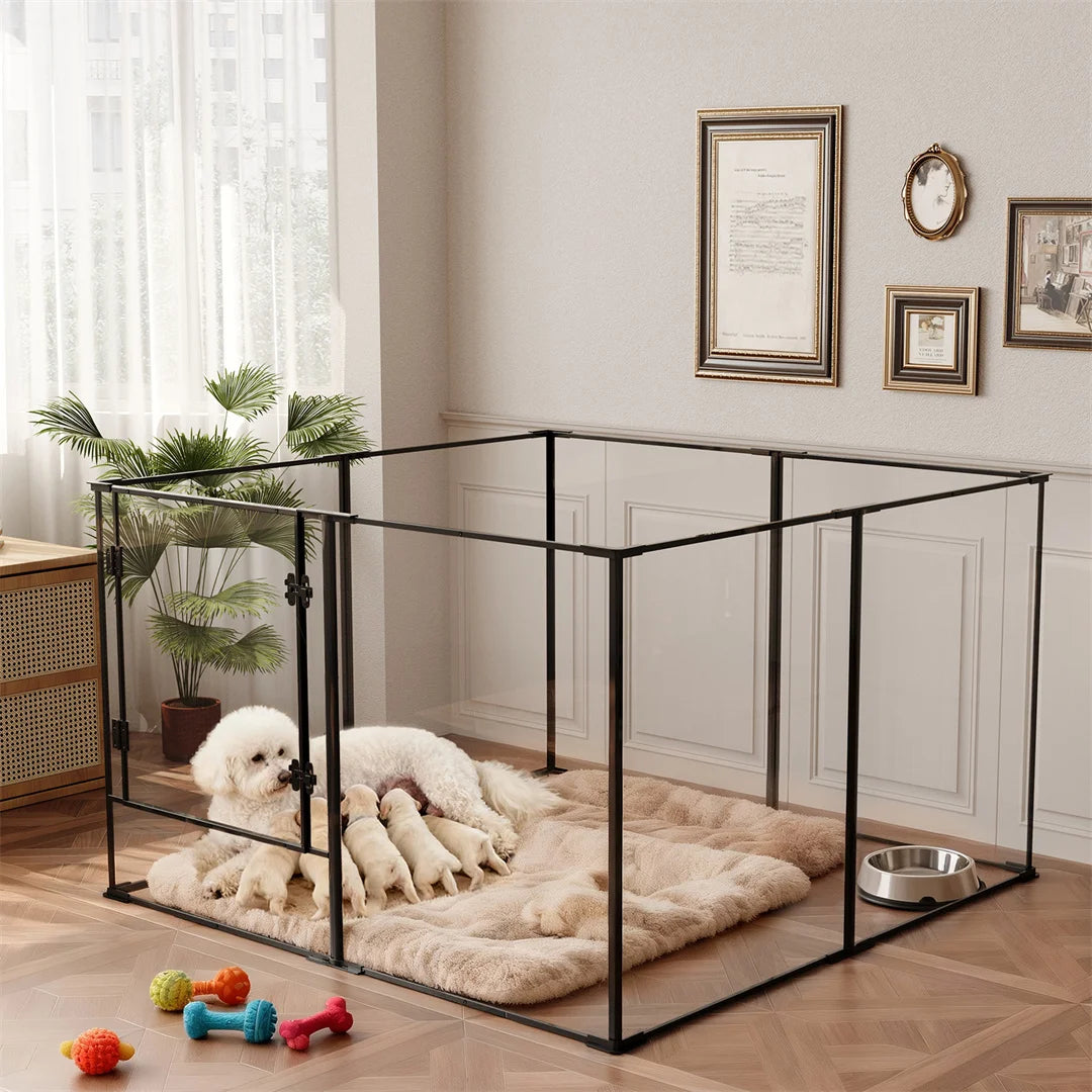 Bingopaw Modular Dog Playpen And Pet Exercise Fence For Puppies