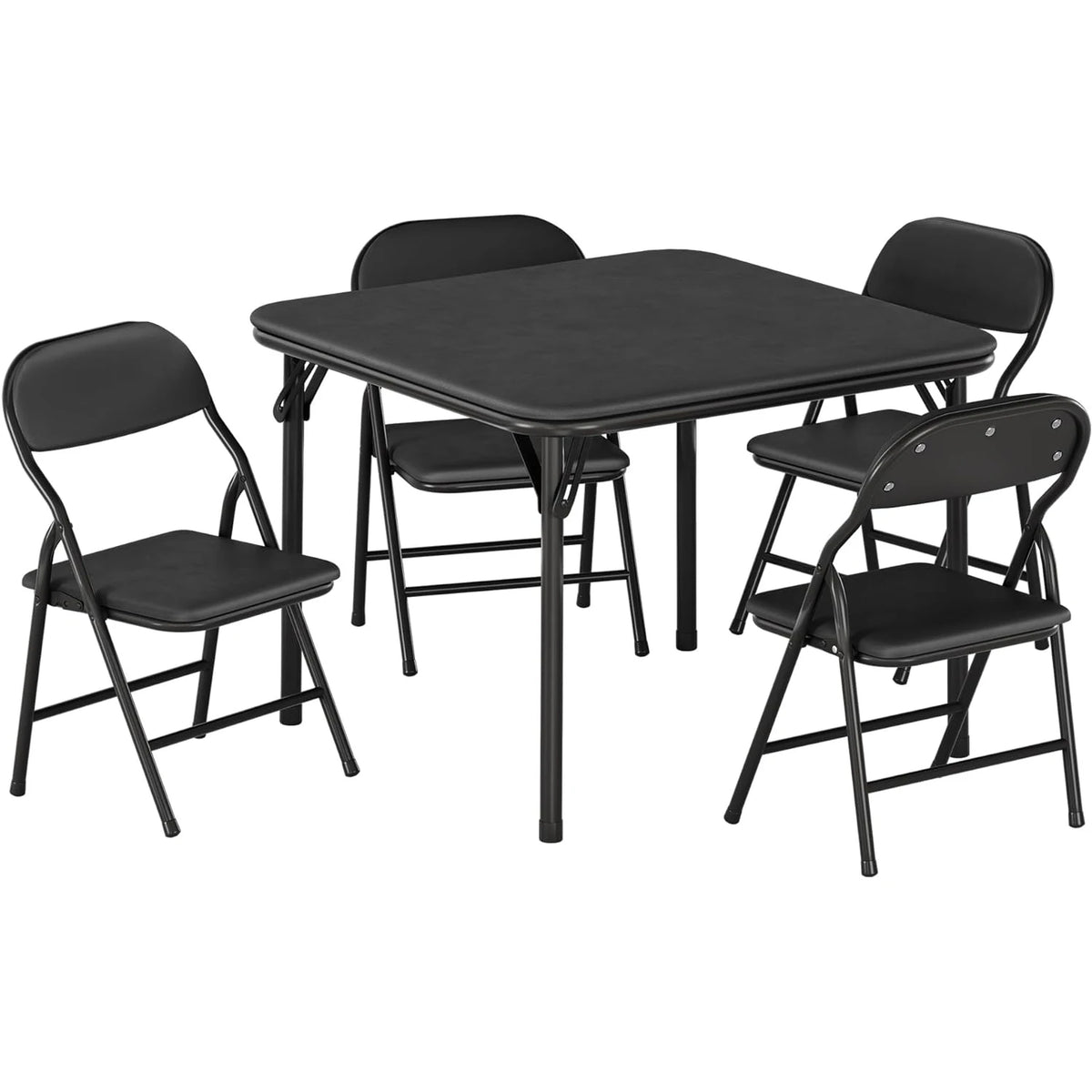 TWISTER.CK Kids Folding Table And Chairs Set For Children