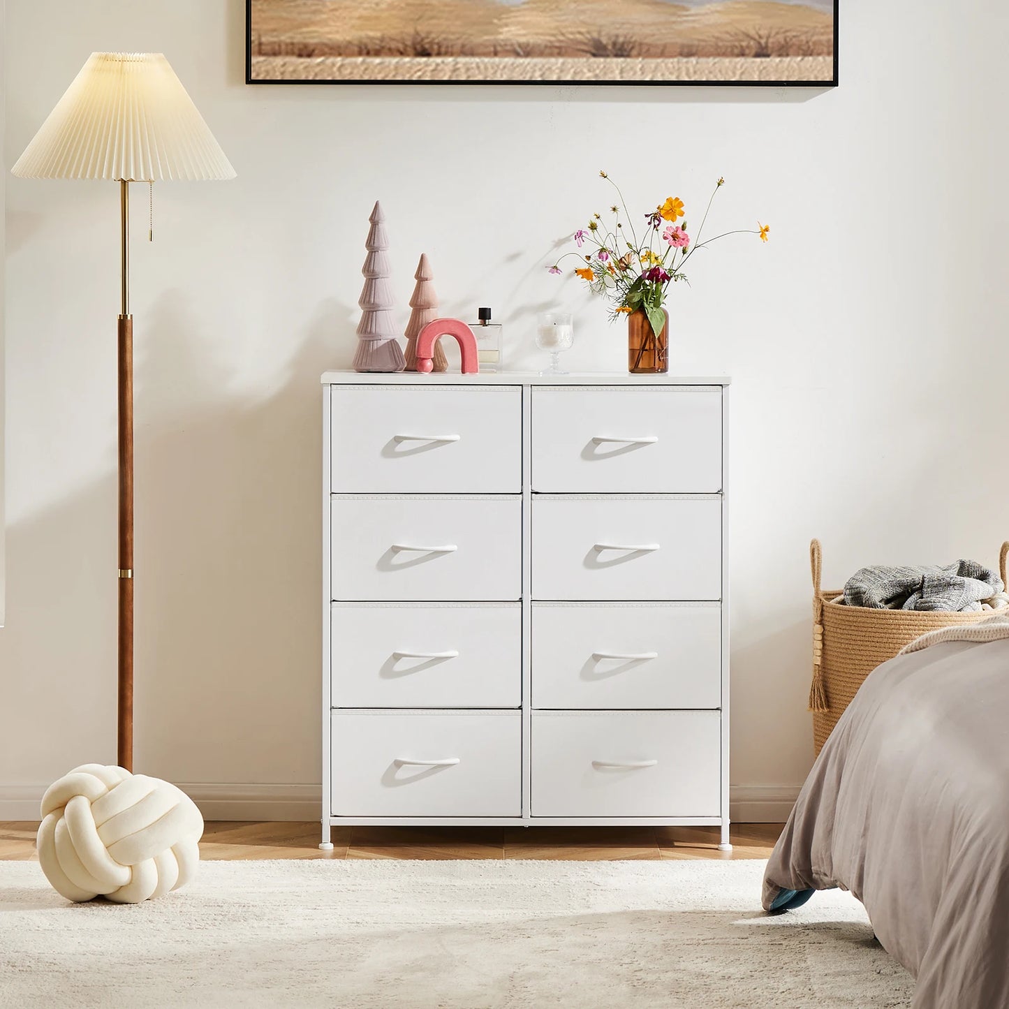 MCQ 8 Drawer Cabinet For Living Room Metal Storage Organizer