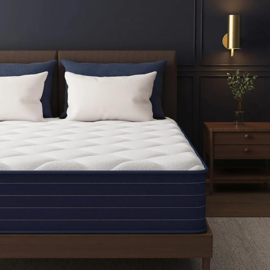 Pocket Spring And Memory Foam Mattress In A Box, Medium Firm