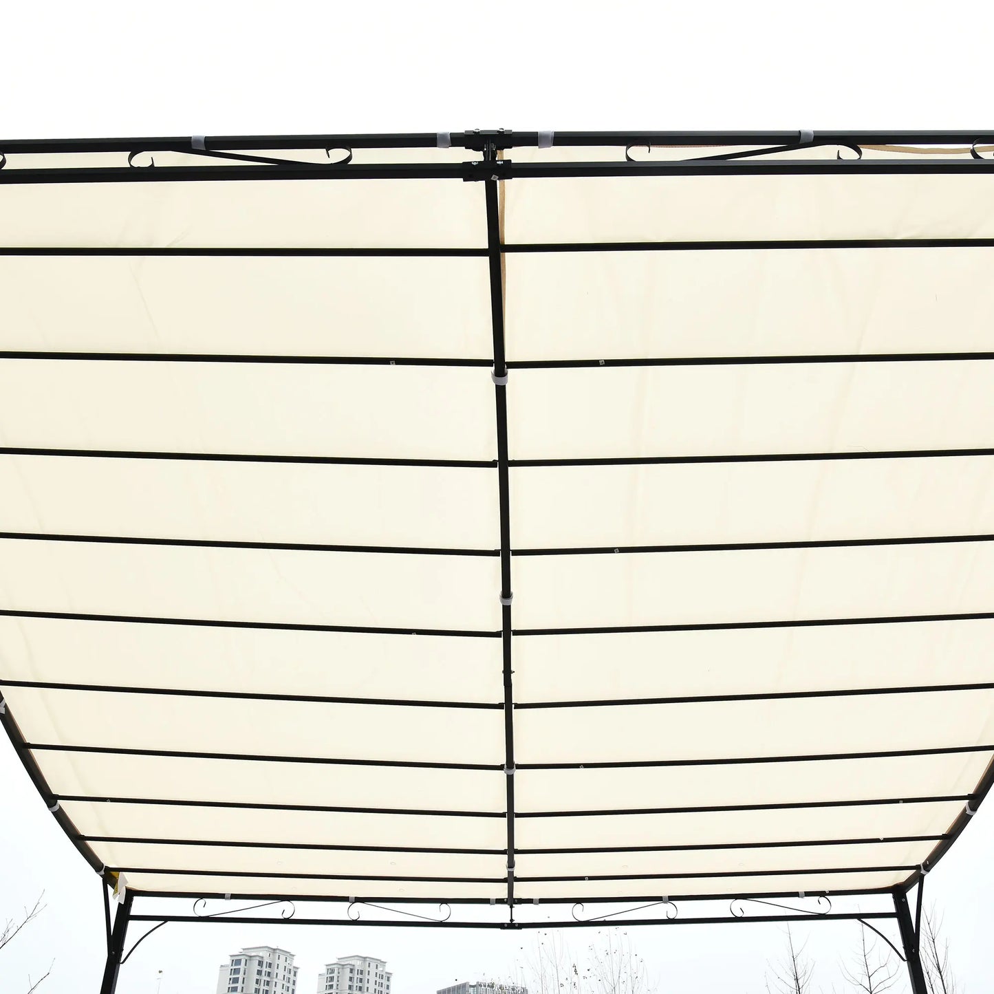 European Styled Steel Outdoor Pergola Gazebo For Patio And Garden