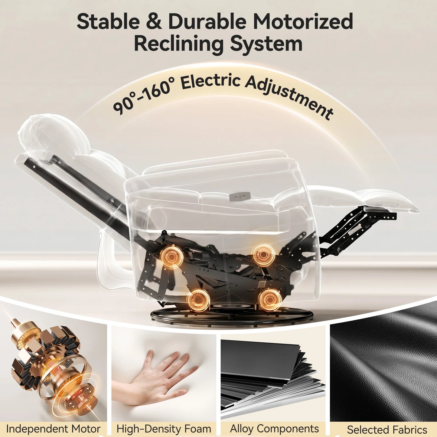 Kerdom Power Lift Recliner Chair With Heating And Massage