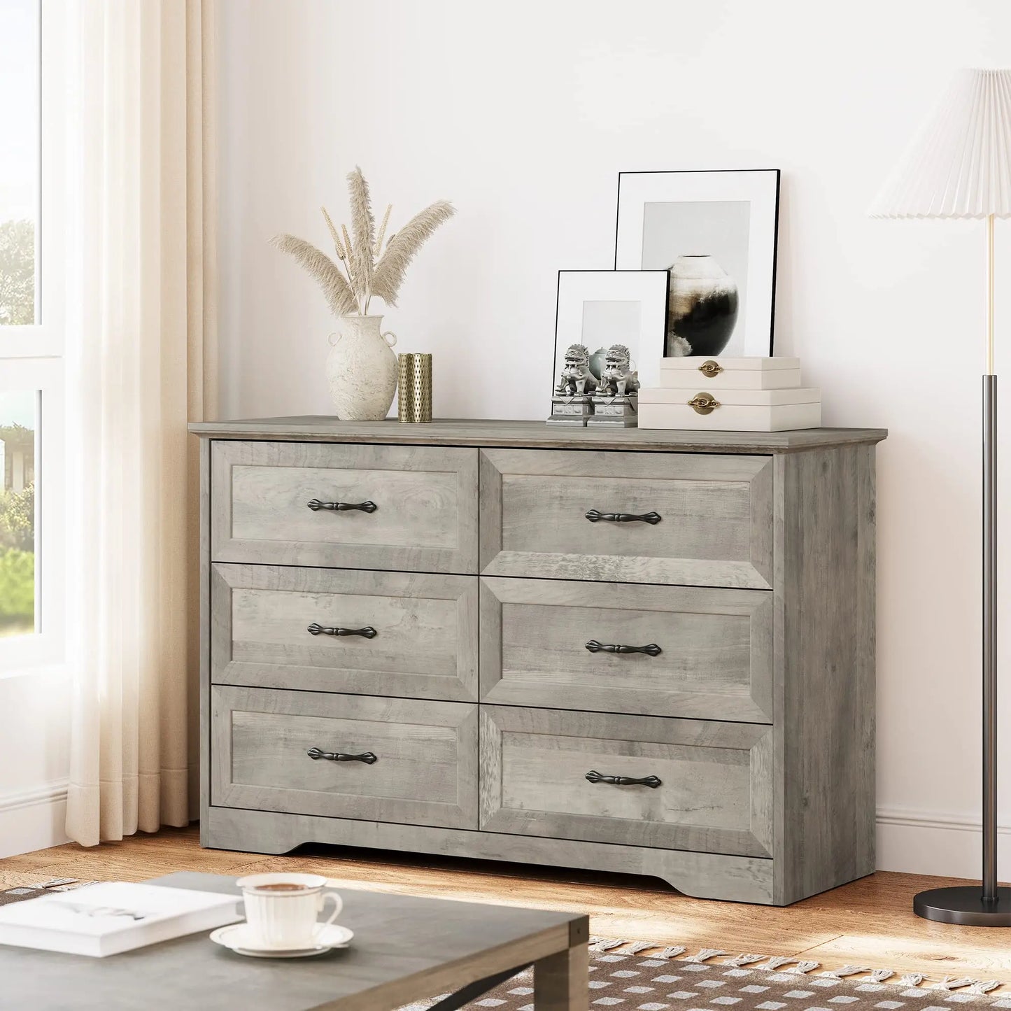 Studyset Idealhouse Dresser With 6 Drawers For Bedroom