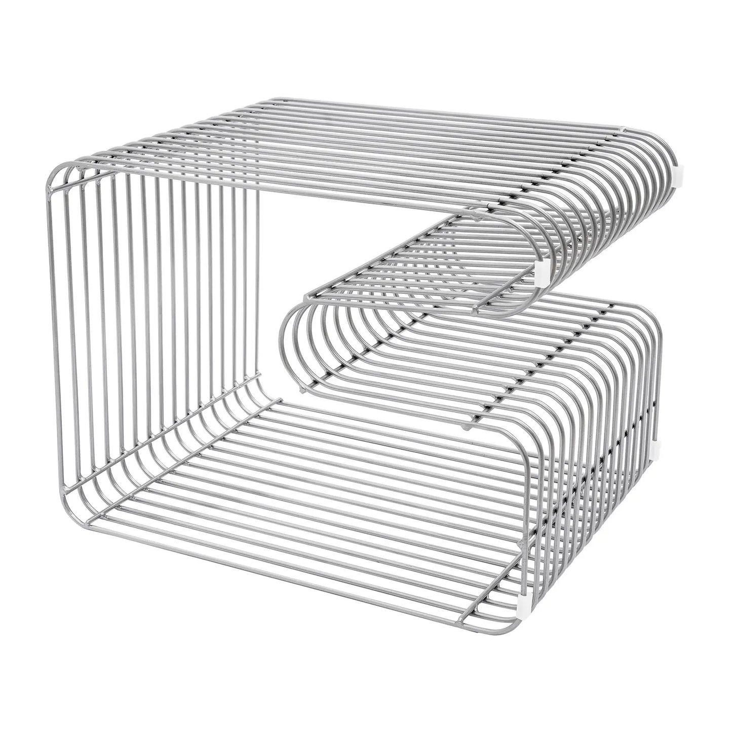 Iron T-Shaped Side Table, Modern End Table With Protective Pads