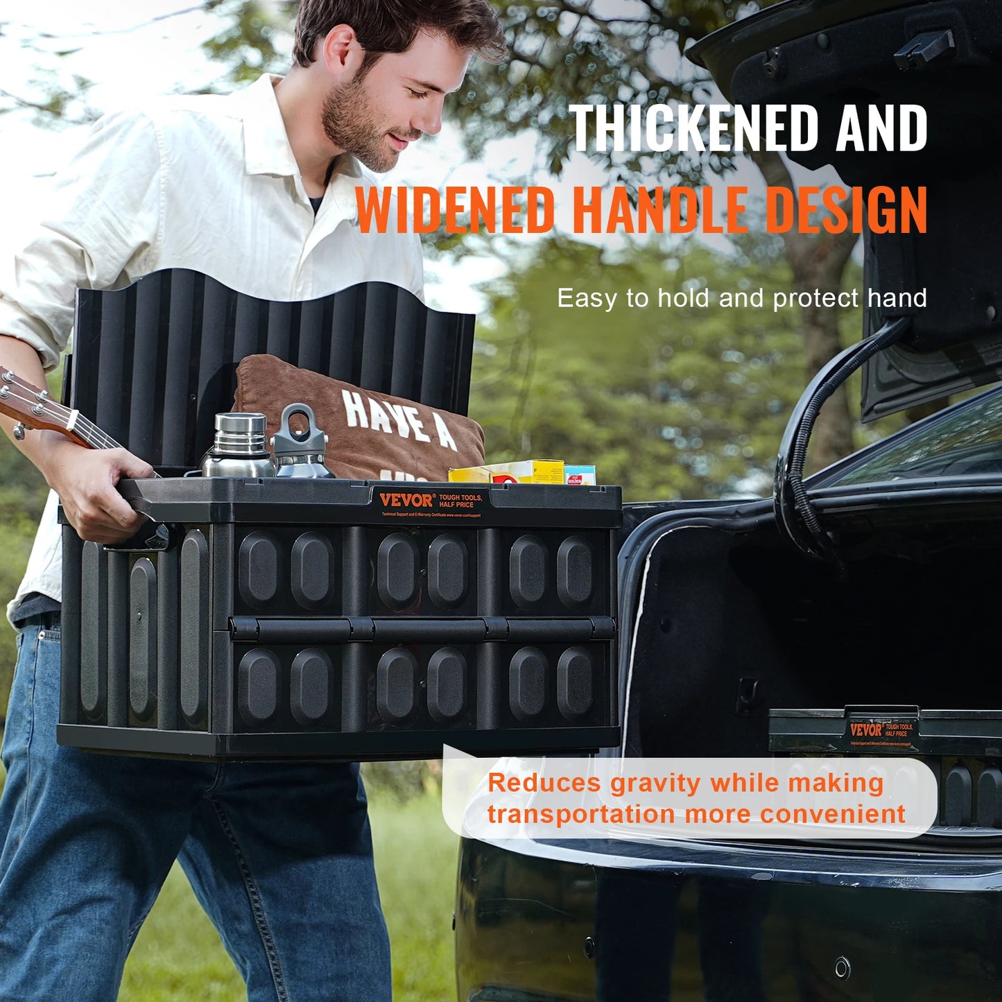 Foldable Stackable Storage Bins With Lids For Home Organization