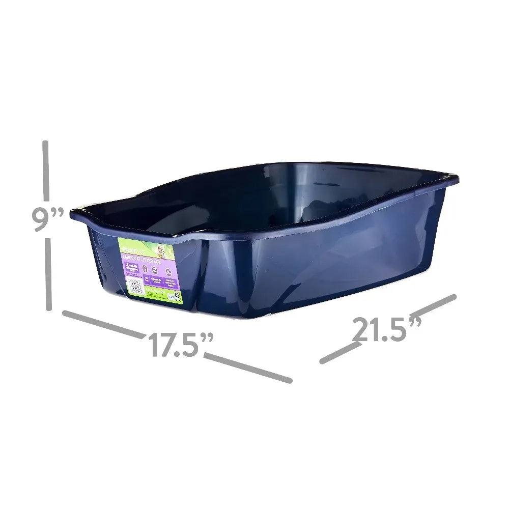 High Capacity Open Cat Litter Box With Scoop For Indoor Cats