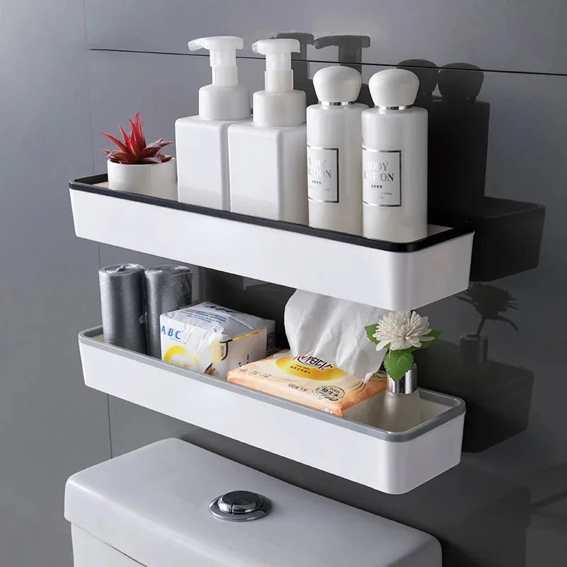 Wall Mounted Bathroom Above Toilet Storage Rack Organizer