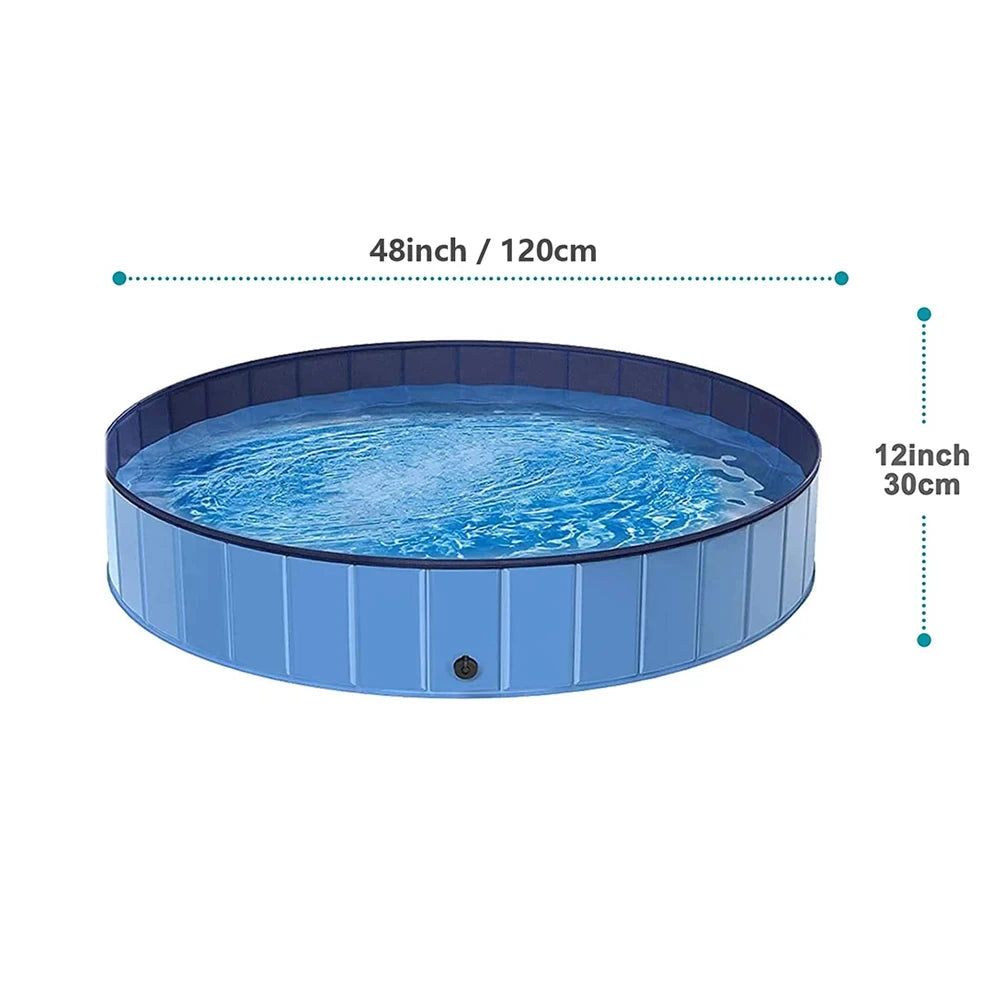 Portable Foldable Dog Swimming Pool And Grooming Tub Basin