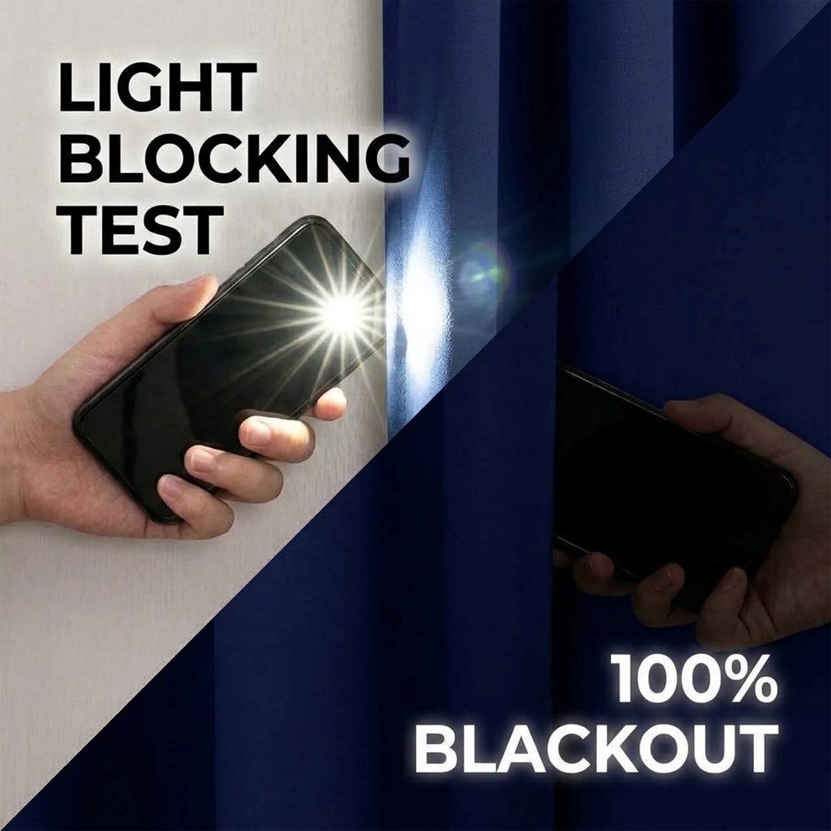 Blackout Thermal Insulated Window Curtains For Noise Reduction