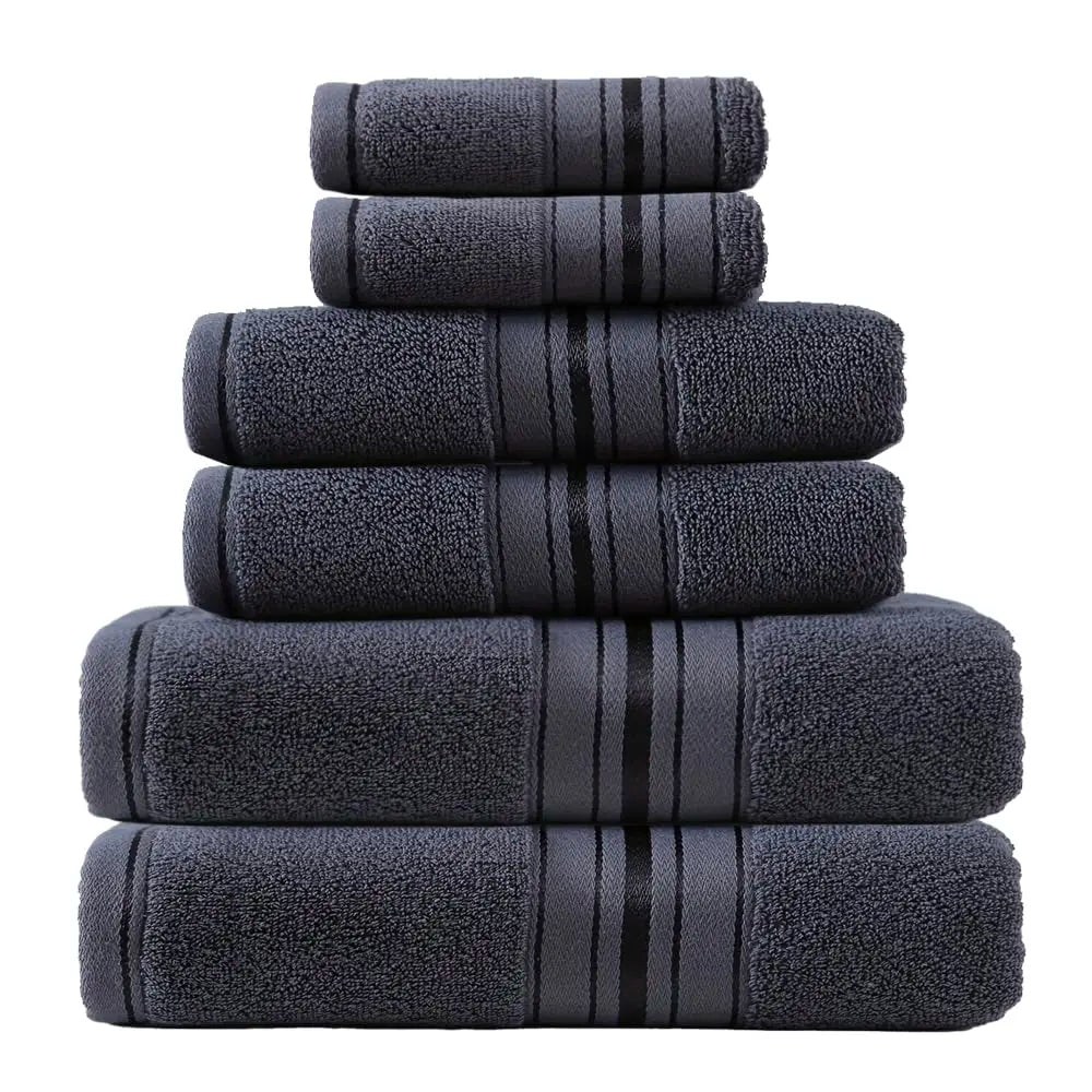 Luxury Turkish Cotton Bath Towel Set For Bathroom Use
