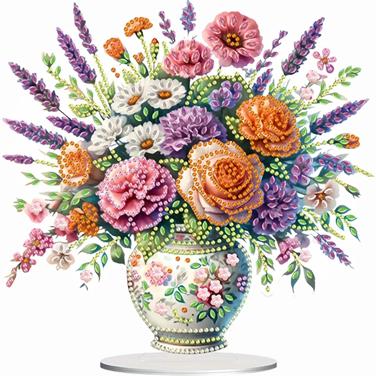 Flower Bouquet 5D DIY Diamond Painting Ornament Kit For Home Decor