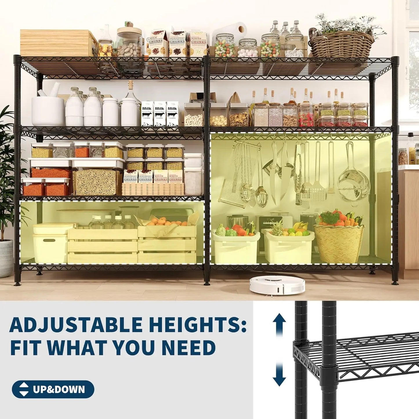Twister CK Heavy Duty Metal Storage Shelves Adjustable Rack