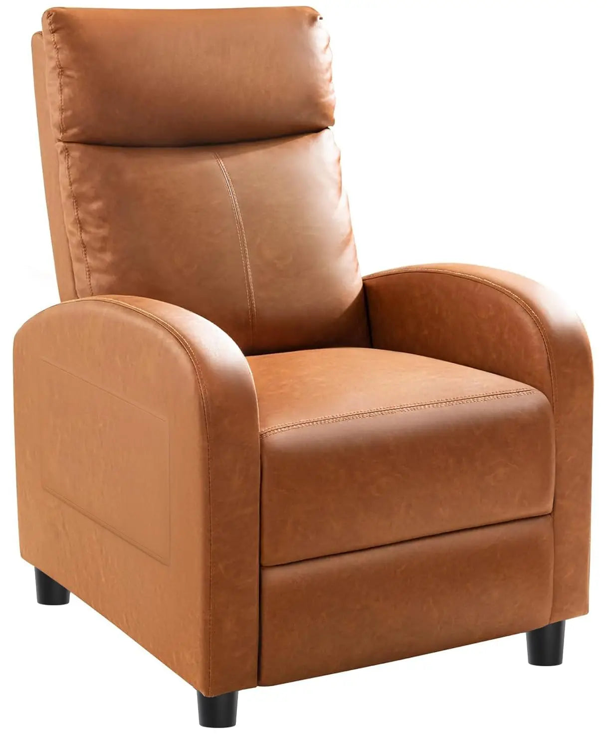 PU Leather Recliner Chair With Lumbar Support For Home Theater