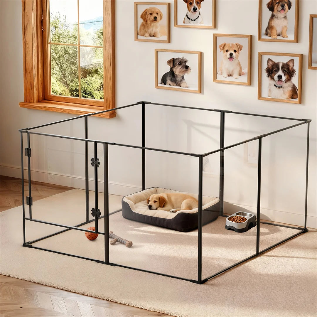 Bingopaw Modular Dog Playpen And Pet Exercise Fence For Puppies