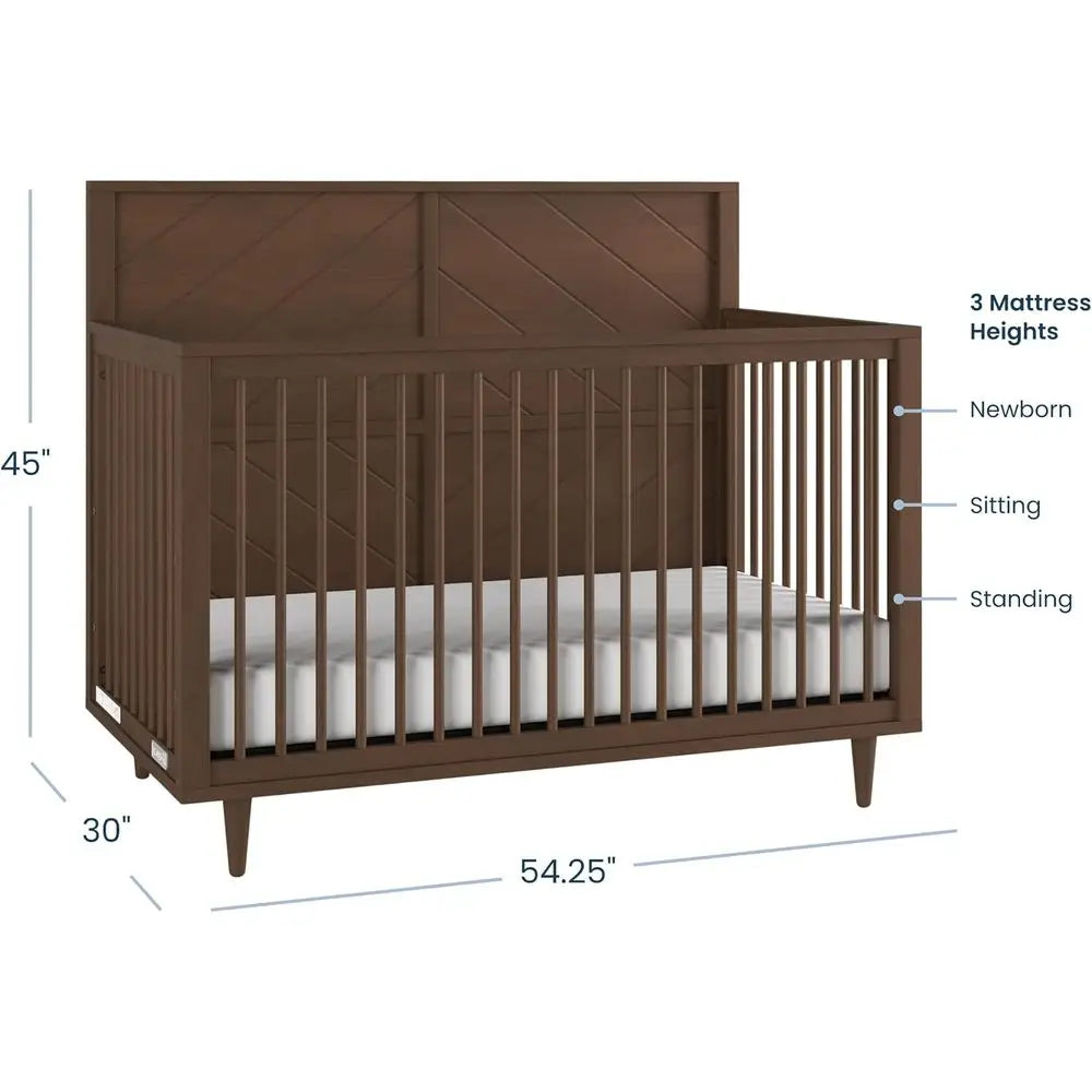 Surrey Hill Convertible Baby Crib And Dresser Furniture Set