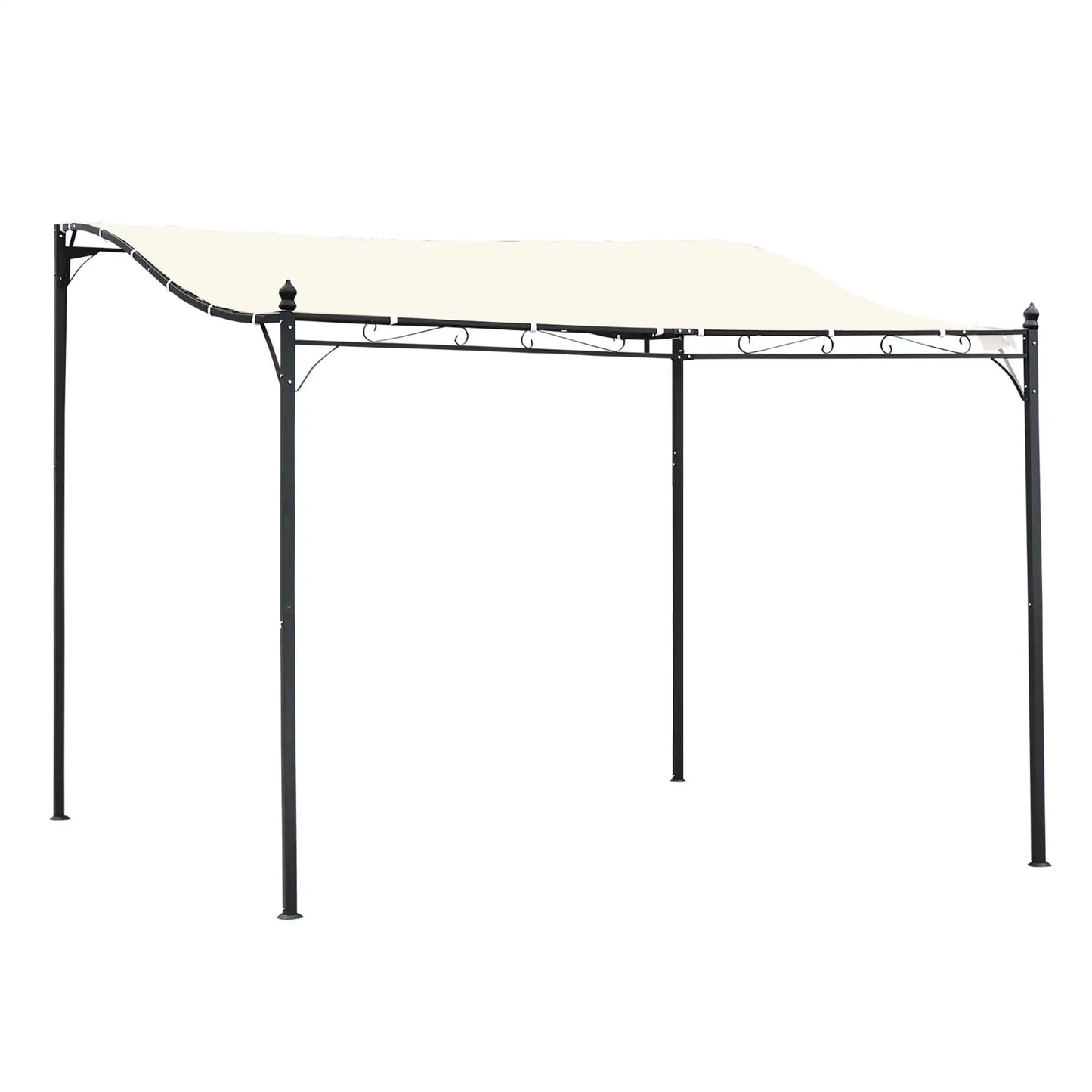 European Styled Steel Outdoor Pergola Gazebo For Patio And Garden