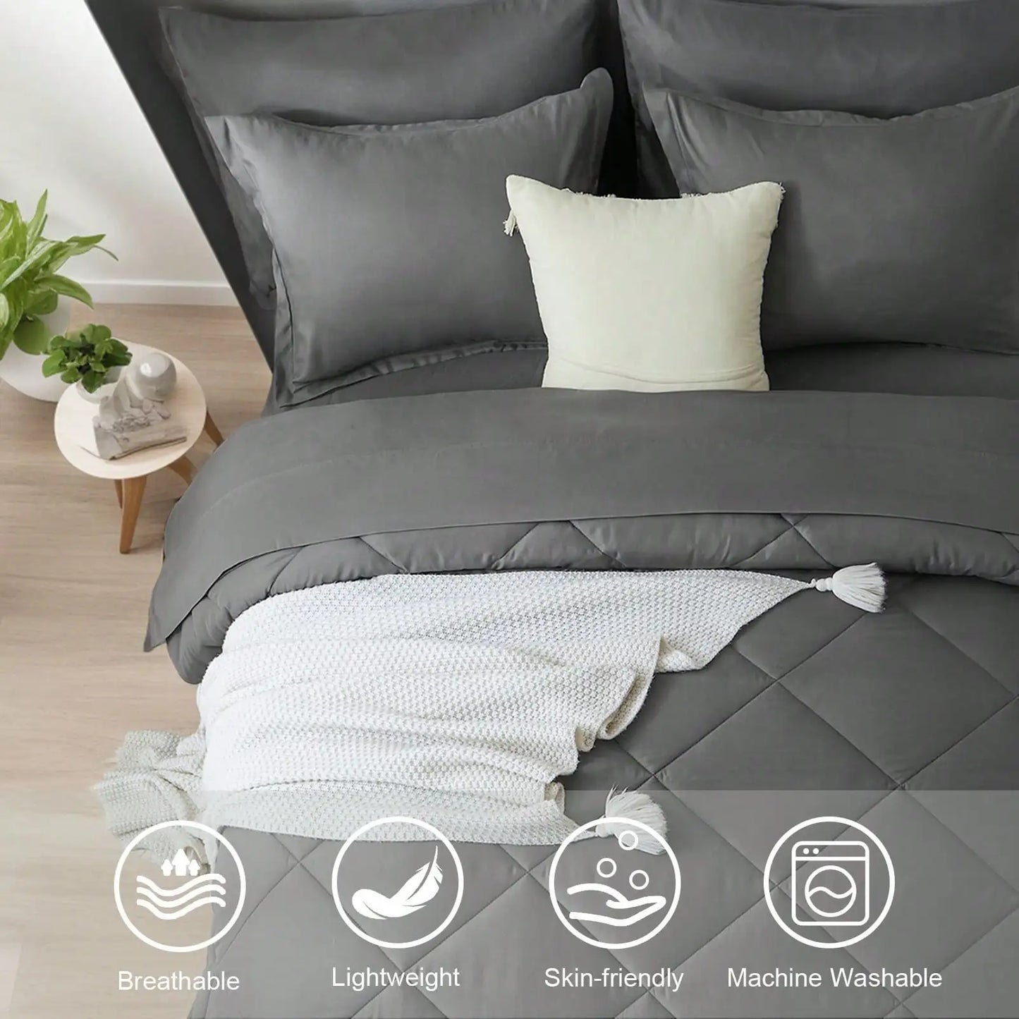 Geometric Pattern Bed Comforter Set