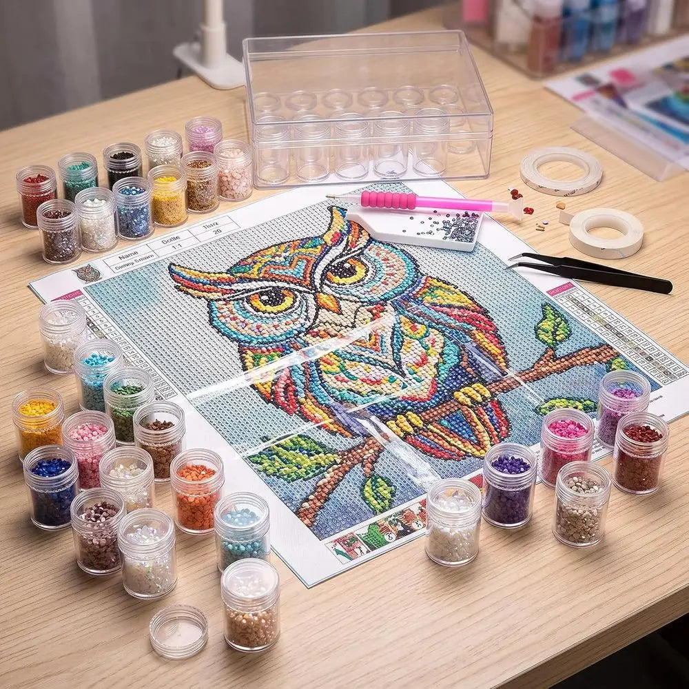 Portable Diamond Painting Storage Boxes For Bead Art Kits