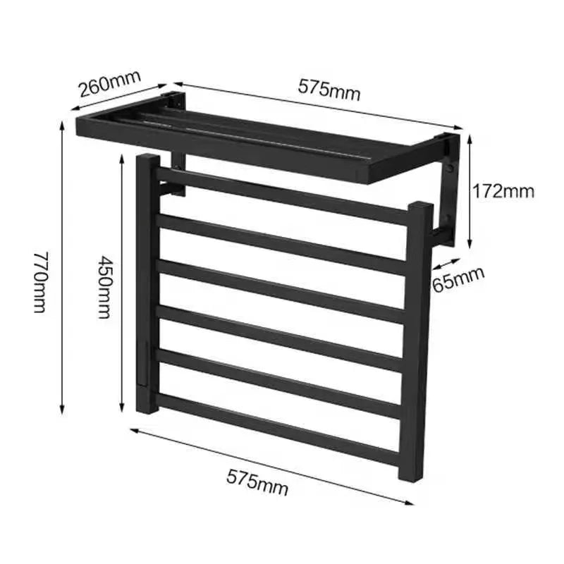 Stainless Steel Electric Heating Towel Rack With Digital Display