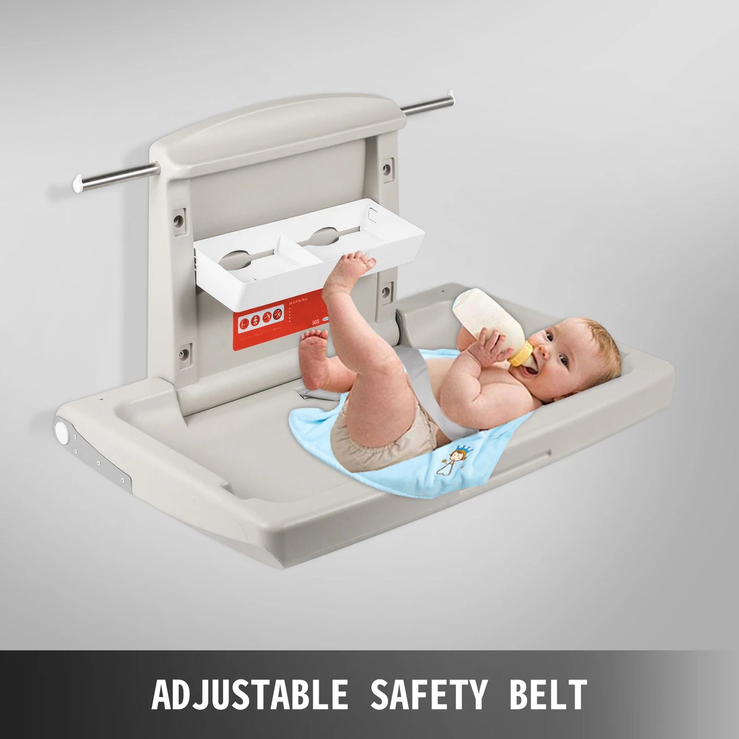 VEVOR Commercial Wall Mounted Baby Diaper Changing Station
