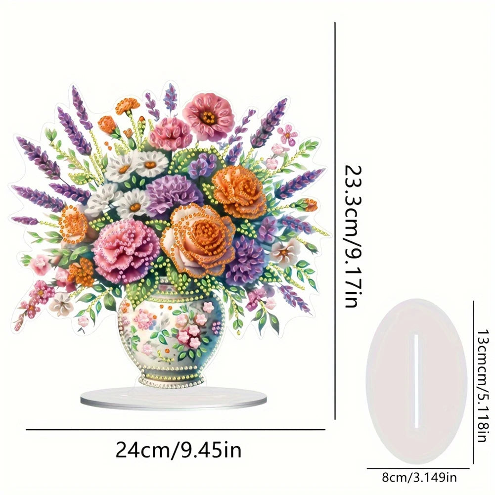 Flower Bouquet 5D DIY Diamond Painting Ornament Kit For Home Decor