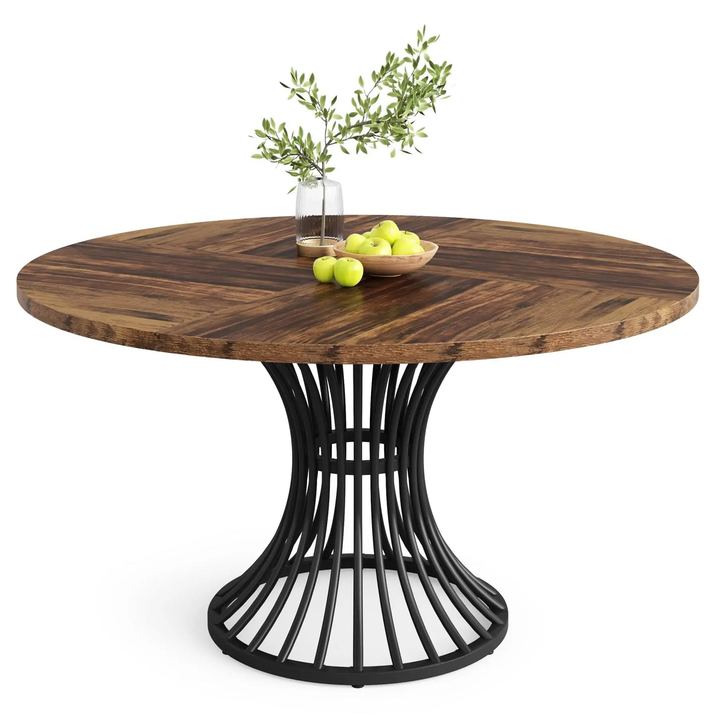 Tribesigns Round Wooden Dining Table For Modern Homes