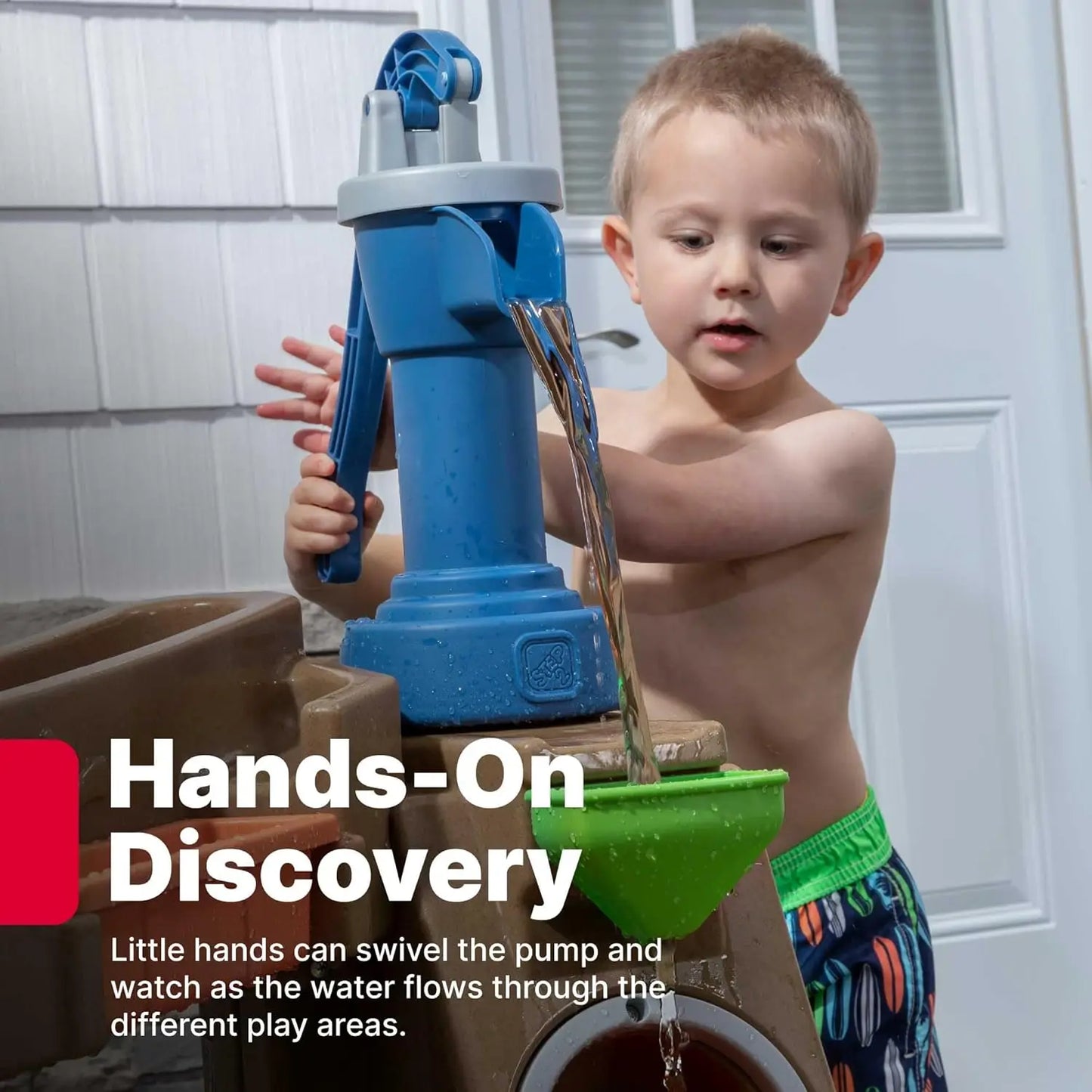 Kids Water Table With Pump And Splash Set For Toddlers