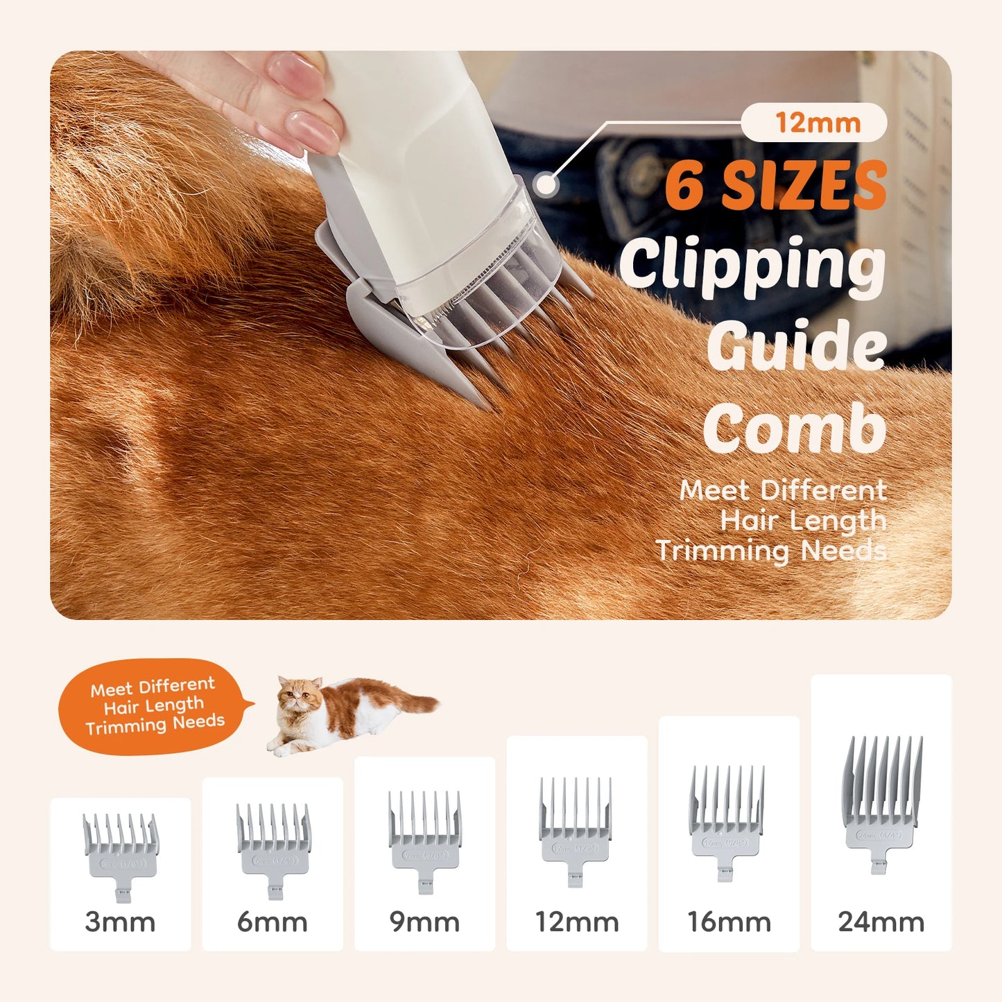 Professional Cordless Pet Grooming Clipper And Vacuum Kit Set