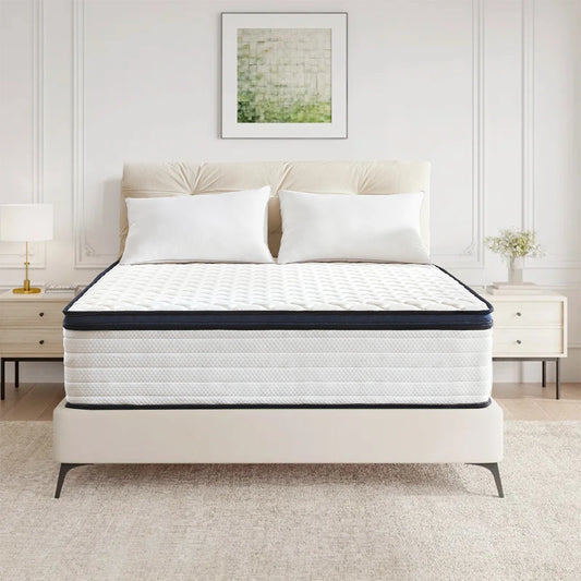 Amztree Gel Memory Foam Hybrid Mattress Motion Isolation