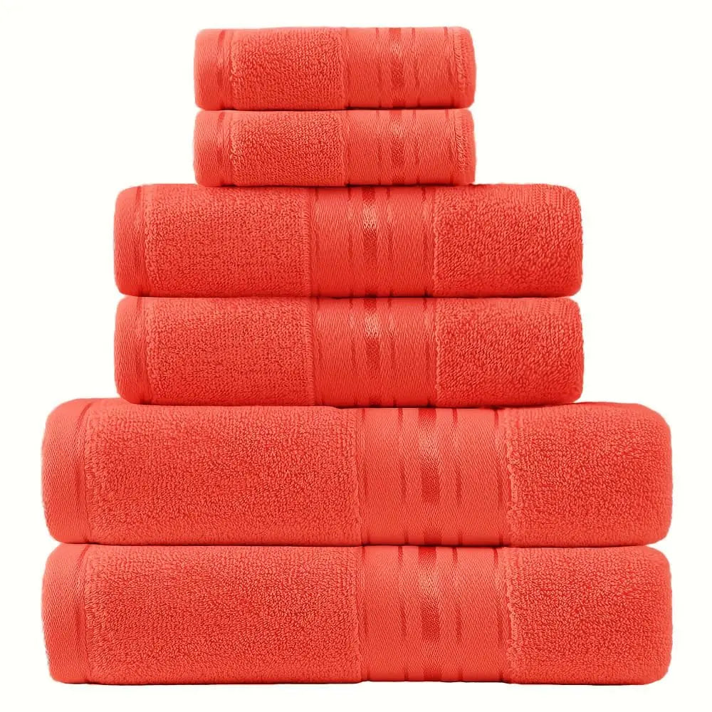 Luxury Turkish Cotton Bath Towel Set For Bathroom Use