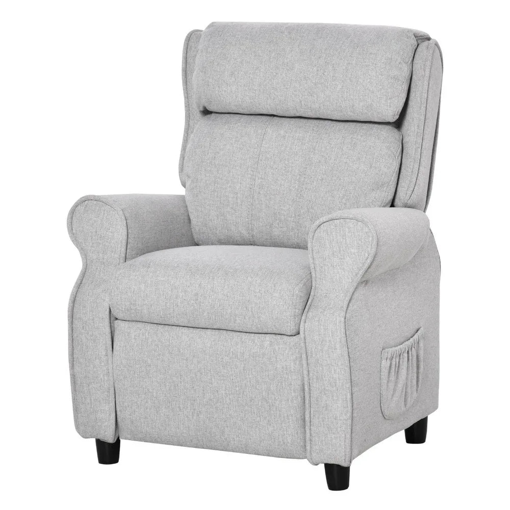 Kids Recliner Adjustable Armchair With Soft Sponge Cushion