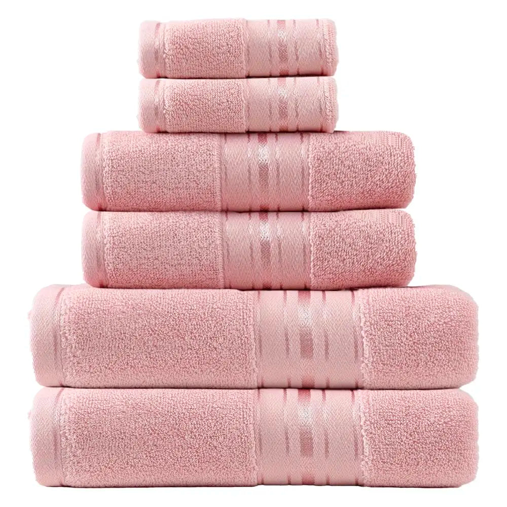 Luxury Turkish Cotton Bath Towel Set For Bathroom Use