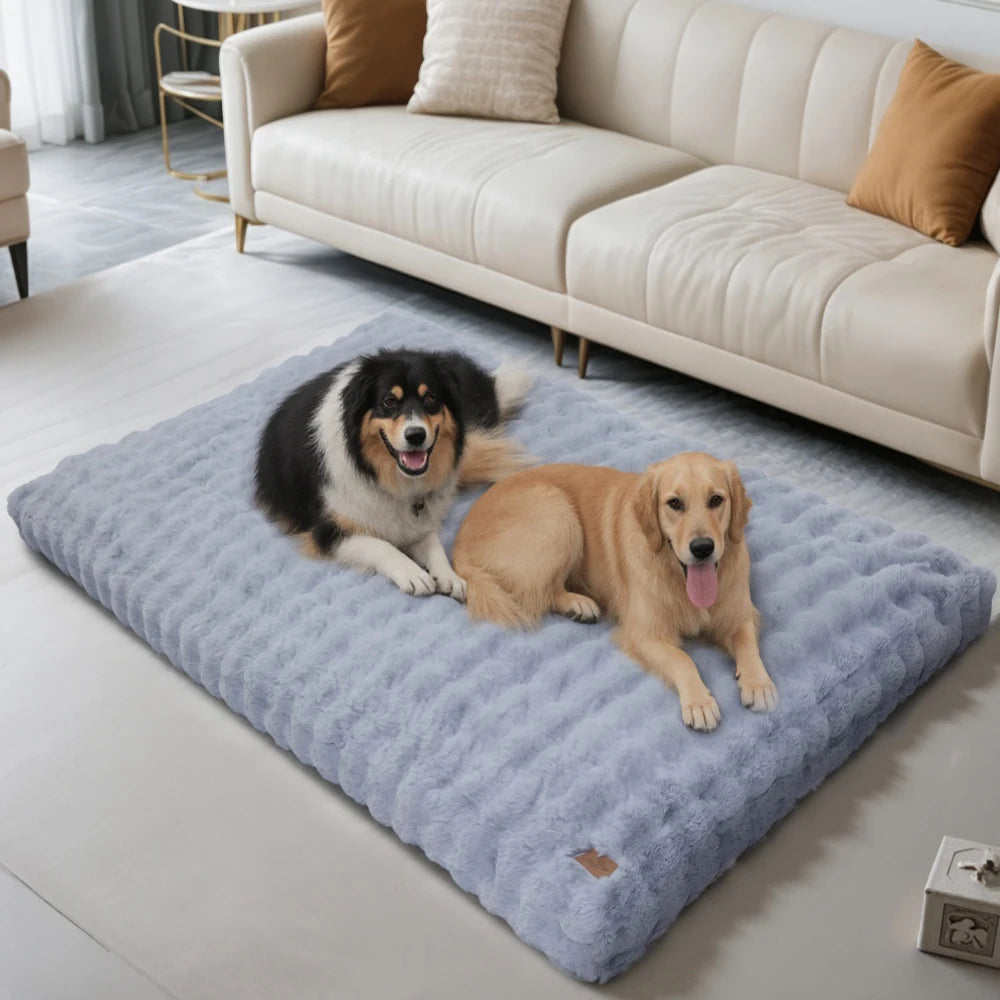 Borwart Ultra Plush Washable Dog Bed With Removable Cover