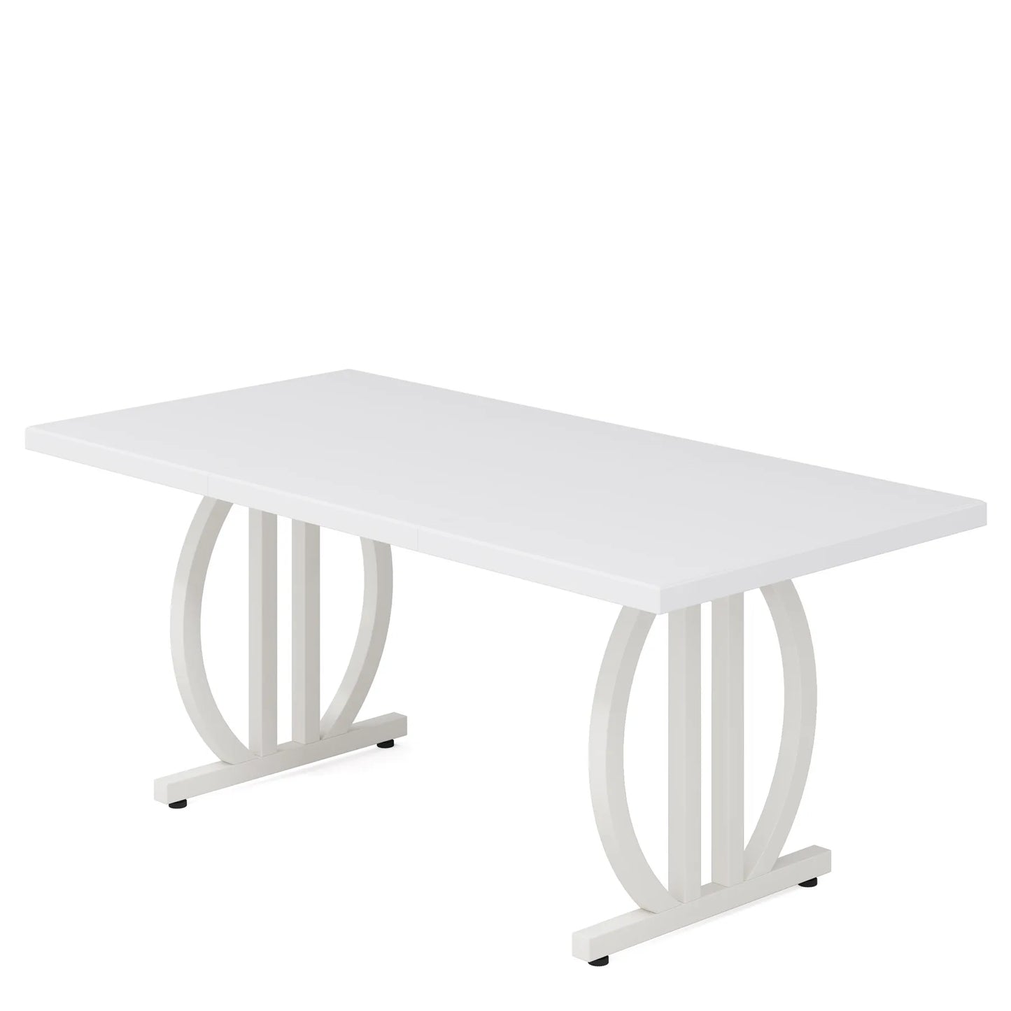 Tribesigns Modern Industrial Kitchen Dining Table With Metal Frame