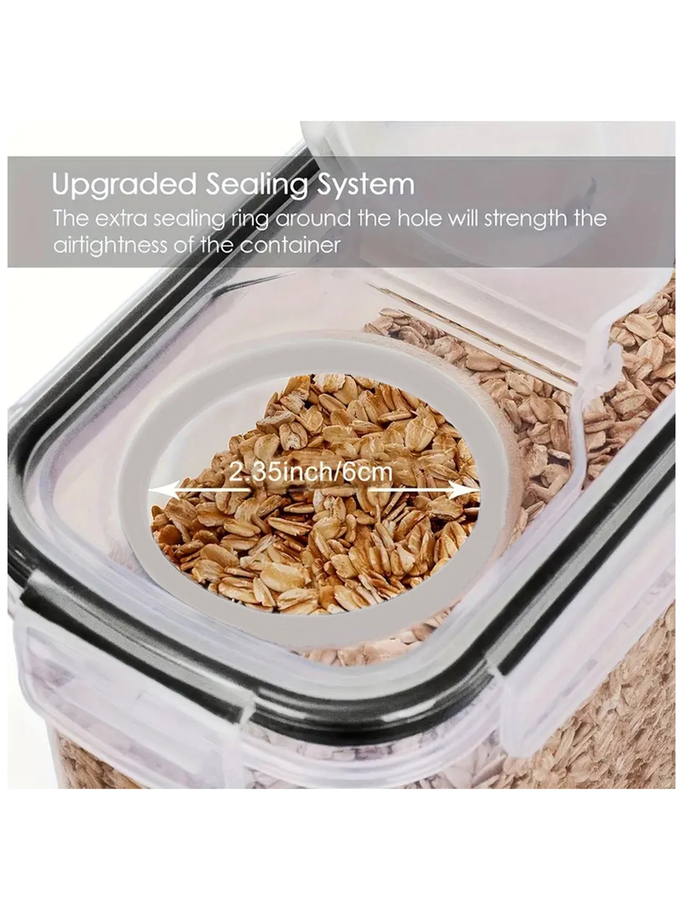 Airtight Food Storage Containers For Kitchen Pantry Organization