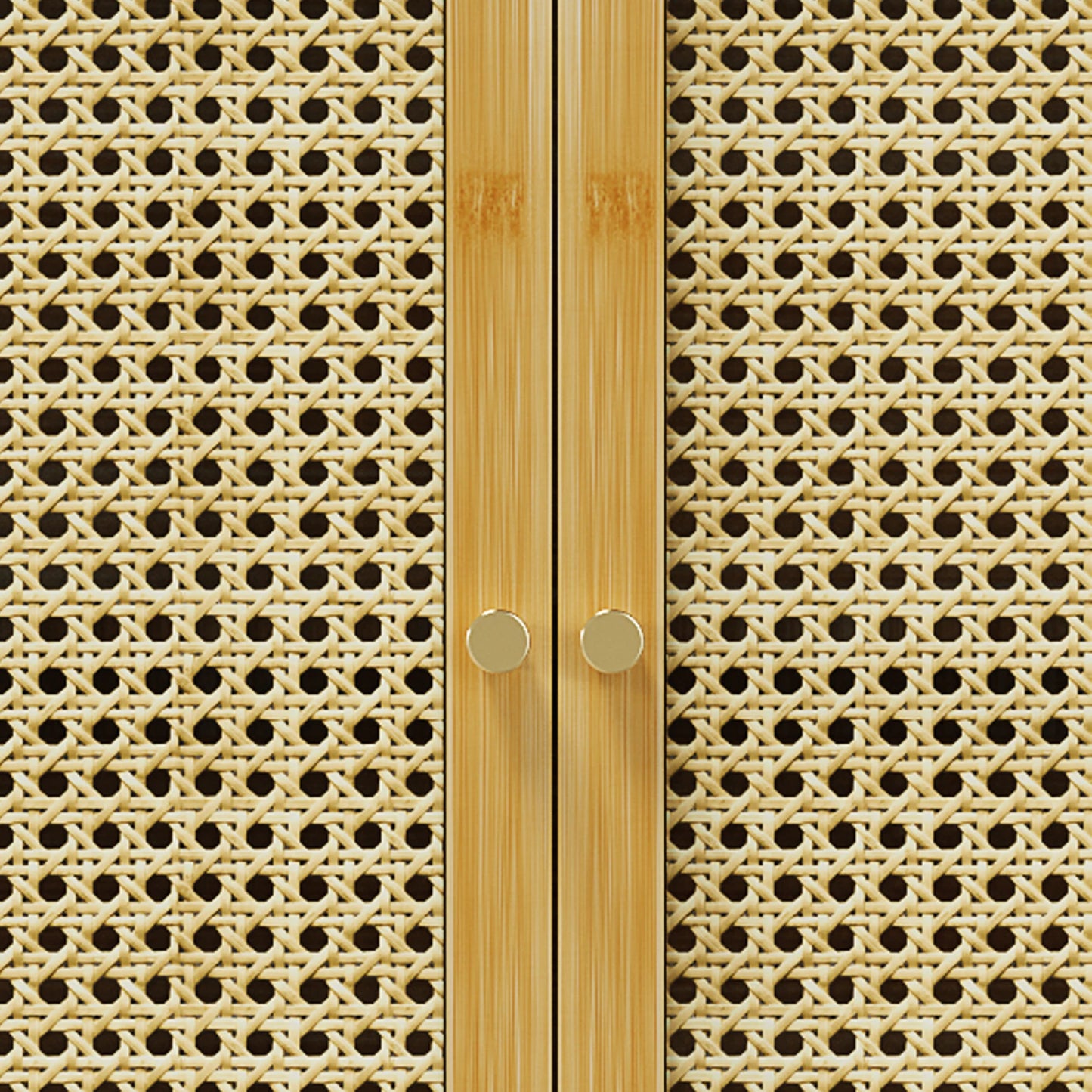 Wisfor Bamboo Wall Cabinet Over Toilet With Shelves