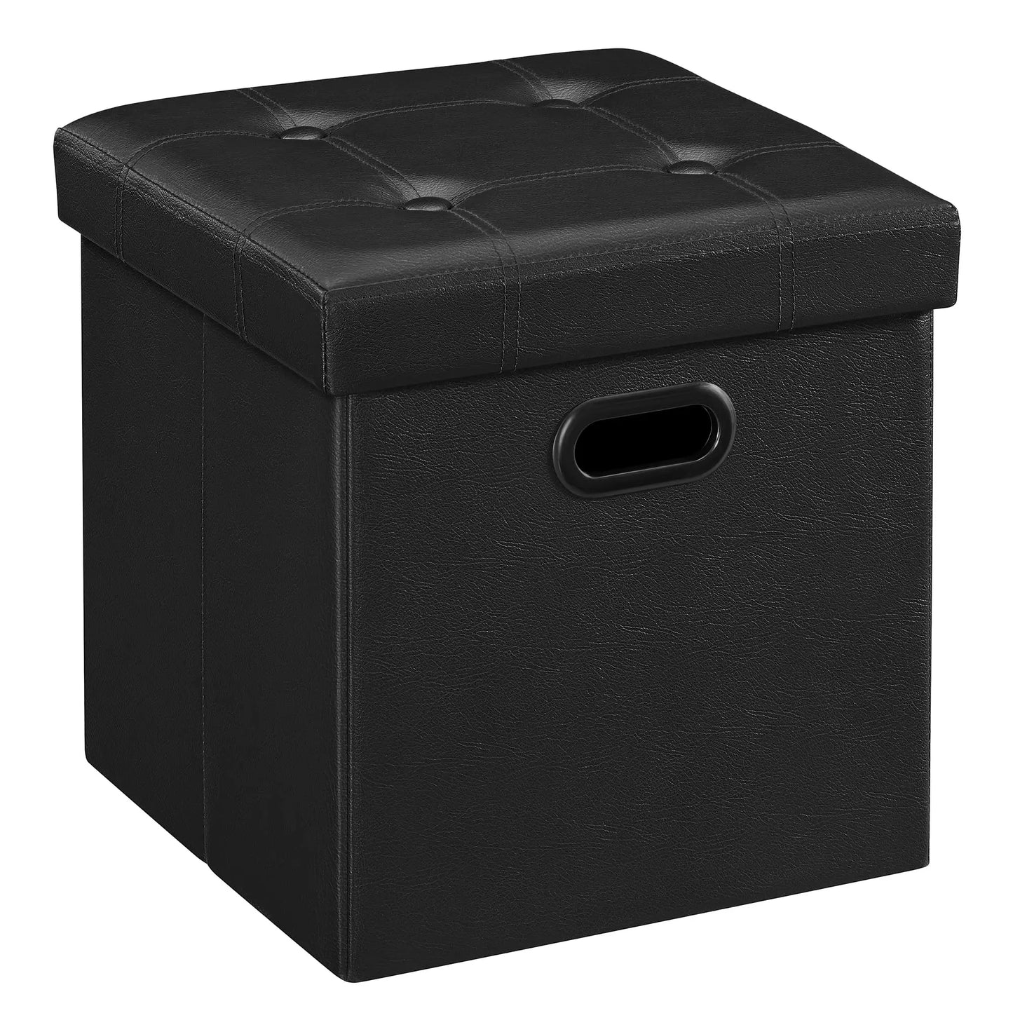 XIUWO Padded Storage Ottoman Bench With Flip Lid Design