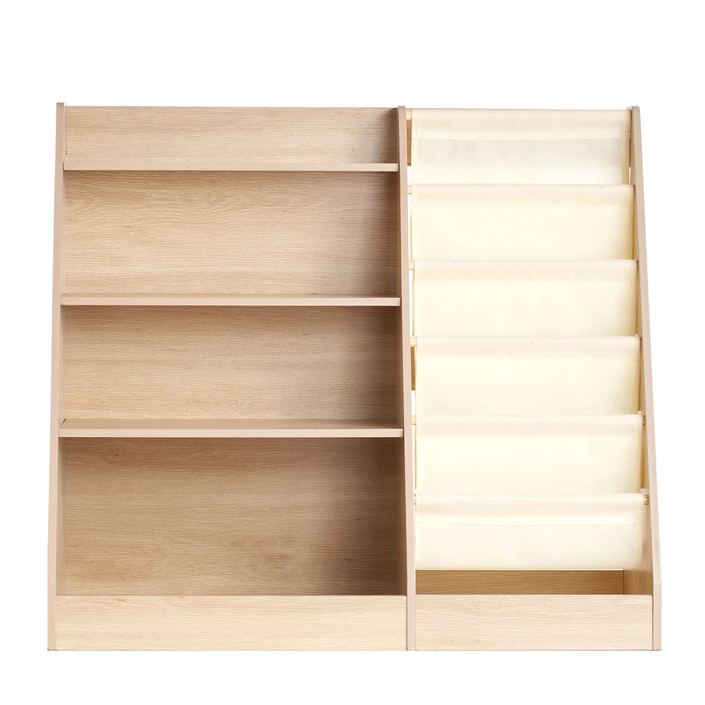 VEVOR Wooden Bookshelf With Multiple Layers For Kids Room